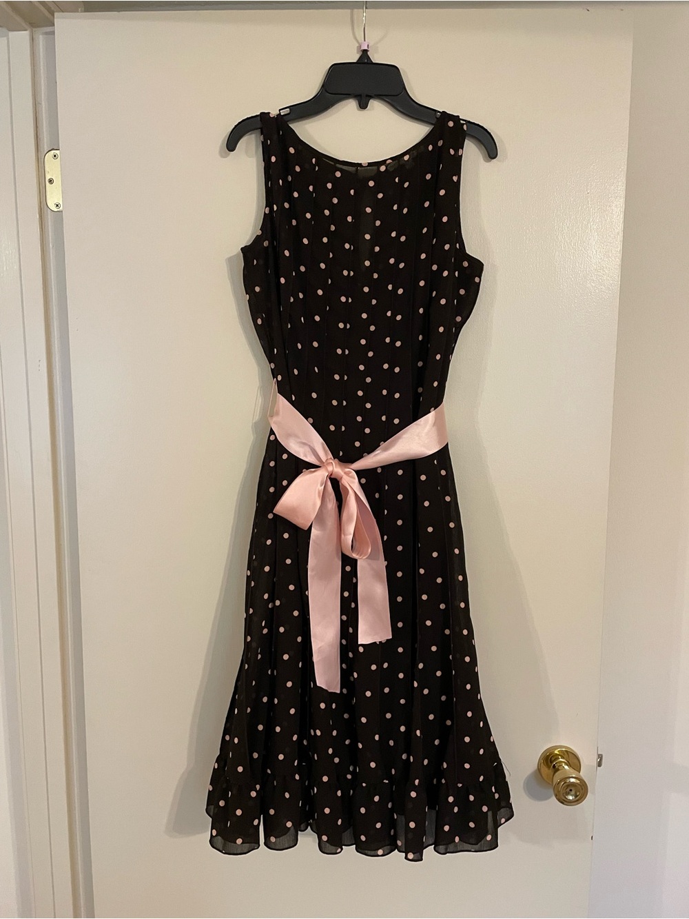 Sandra Darren Polka Dot Dress